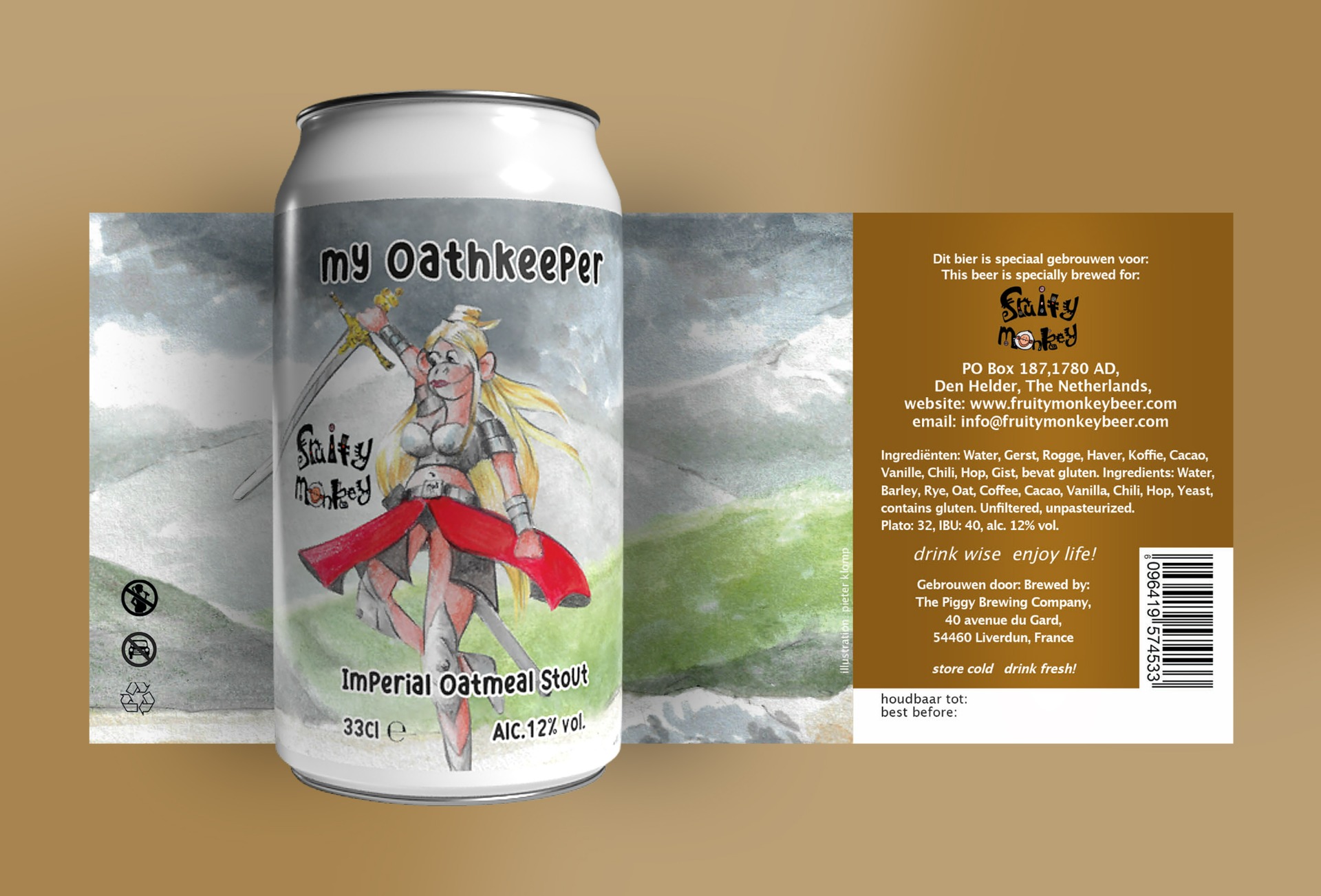 Fruity Monkey Beer My Oathkeeper