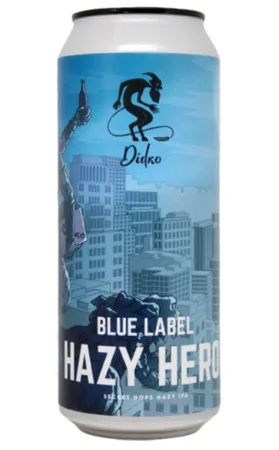 Hazy Hero (Blue Label) mockup