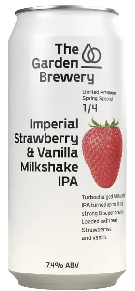 Imperial Strawberry & Vanilla Milkshake IPA