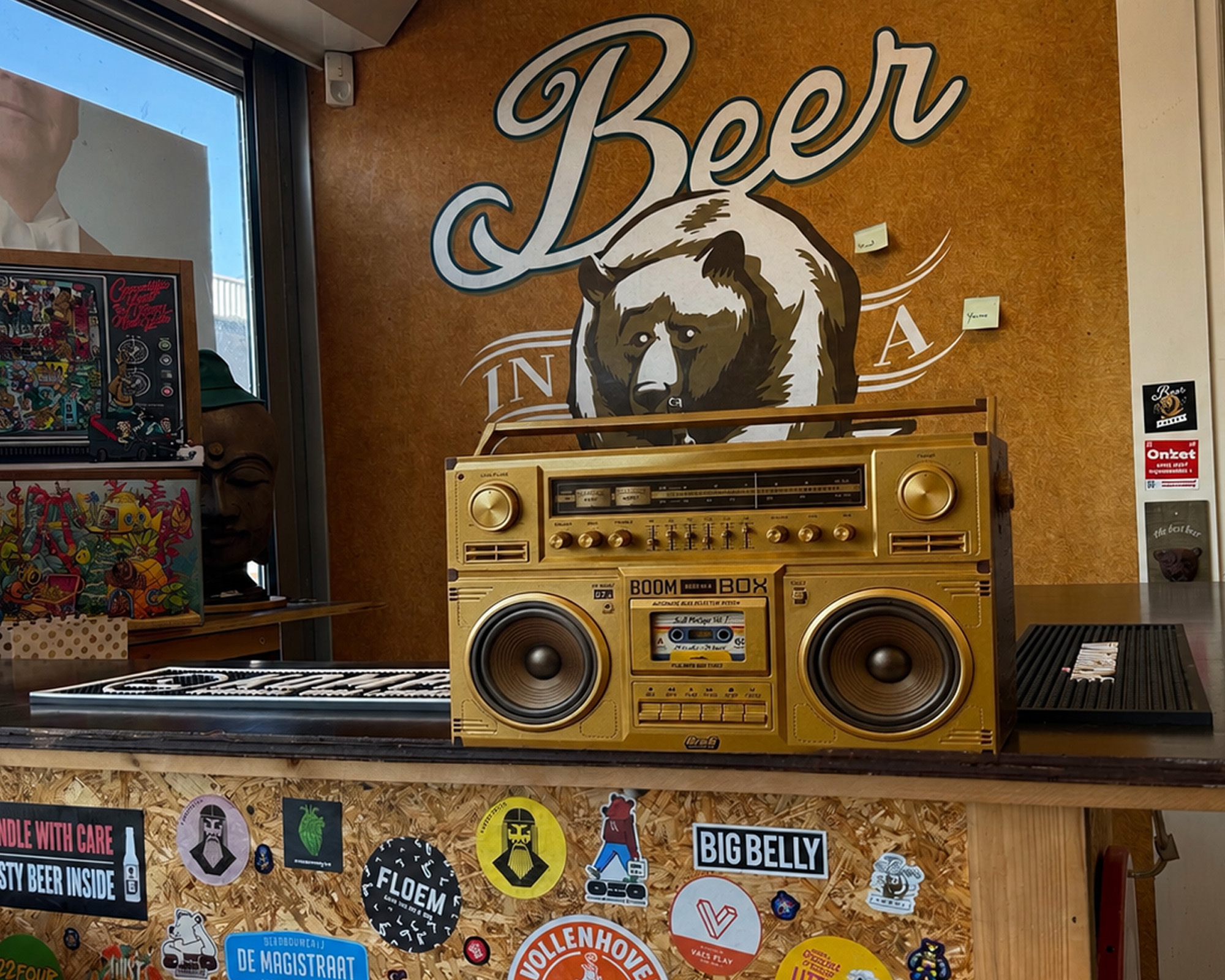 Beer in a Boom Box
